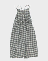 Vintage Hama-sta Checked Wrap Dress - S
