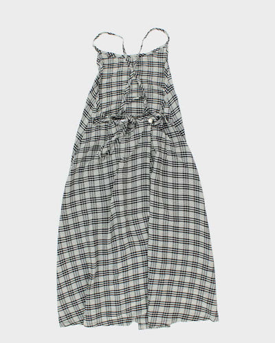 Vintage Hama-sta Checked Wrap Dress - S