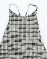Vintage Hama-sta Checked Wrap Dress - S