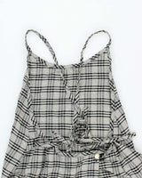 Vintage Hama-sta Checked Wrap Dress - S
