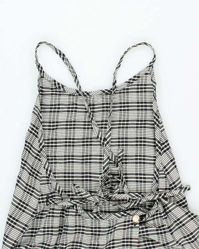 Vintage Hama-sta Checked Wrap Dress - S
