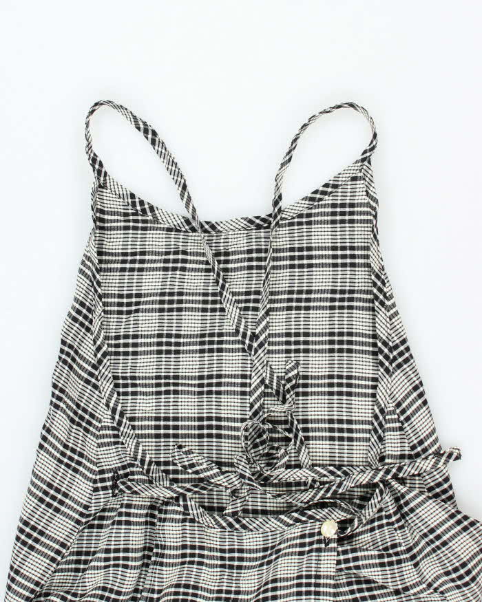 Vintage Hama-sta Checked Wrap Dress - S