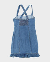 Vintage Y2k 00s Denim Mini Dress - XS