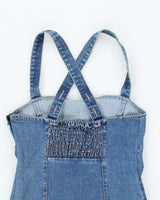 Vintage Y2k 00s Denim Mini Dress - XS