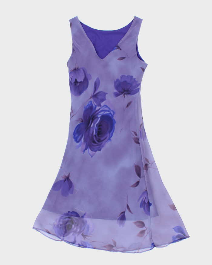 Vintage 90s Alyn Paige Floral Dress - XS