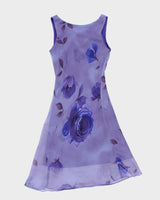 Vintage 90s Alyn Paige Floral Dress - XS