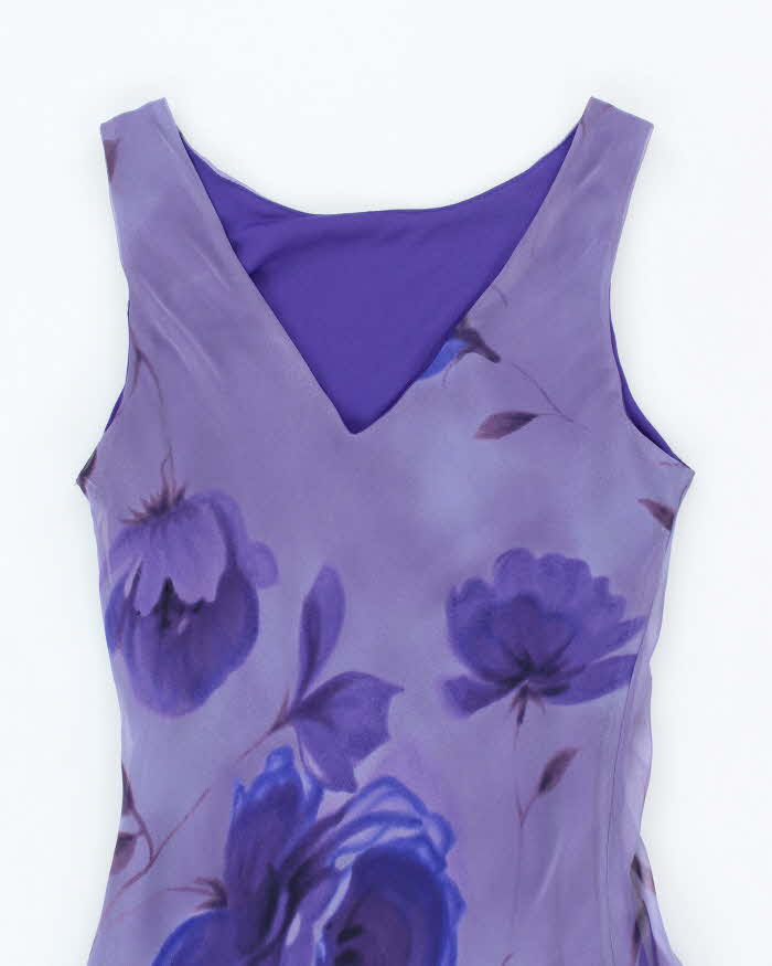 Vintage 90s Alyn Paige Floral Dress - XS