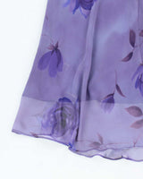 Vintage 90s Alyn Paige Floral Dress - XS