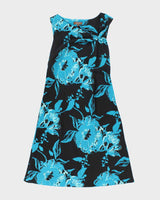 Vintage 90s Jessica Floral Midi Dress - S