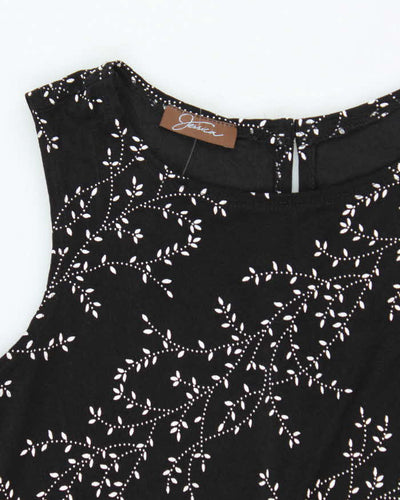 Vintage 90s Jessica Floral Midi Dress - M