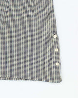 Vintage 90s Trends Checked Midi Dress - M