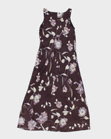 Vintage 90s All That Jazz Floral Maxi Dress - S