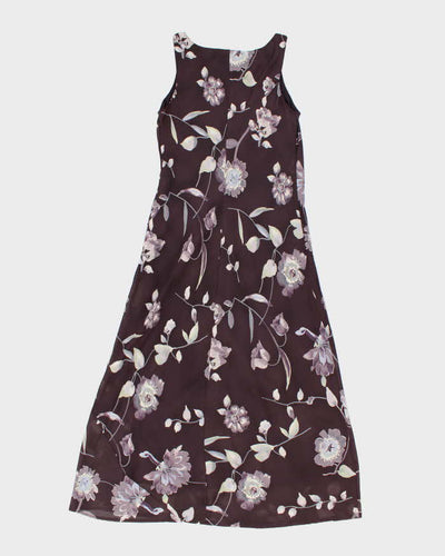 Vintage 90s All That Jazz Floral Maxi Dress - S
