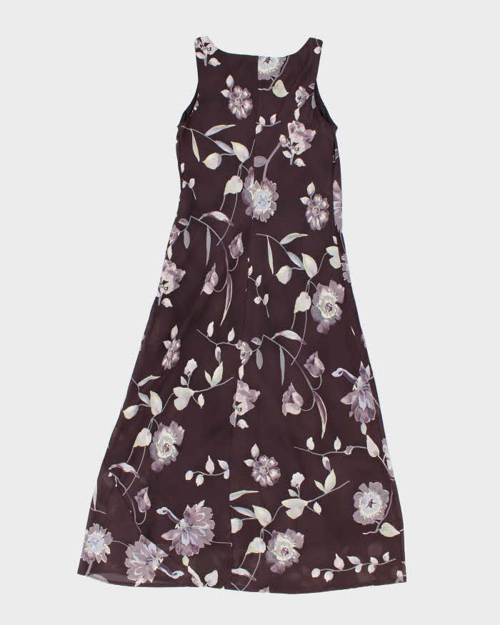 Vintage 90s All That Jazz Floral Maxi Dress - S
