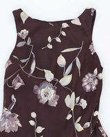 Vintage 90s All That Jazz Floral Maxi Dress - S