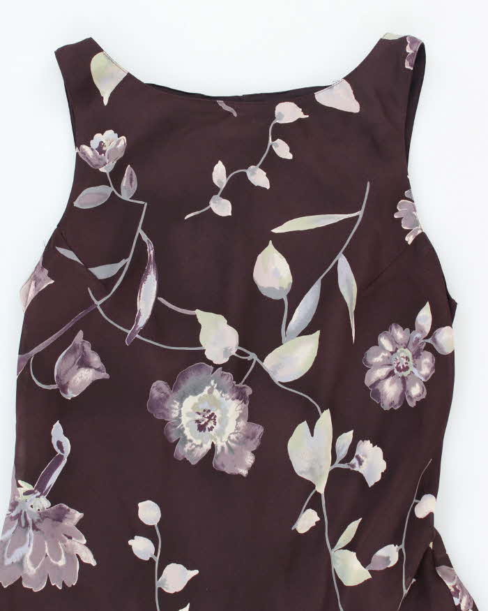 Vintage 90s All That Jazz Floral Maxi Dress - S