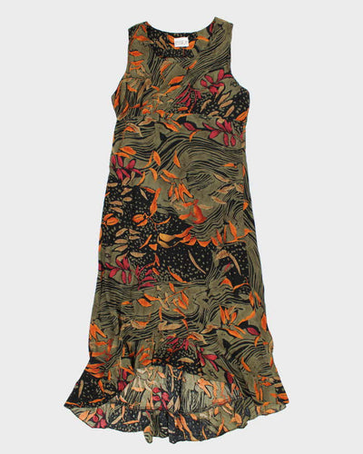 Vintage 90s Jessica Floral Maxi Dress - L