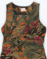 Vintage 90s Jessica Floral Maxi Dress - L