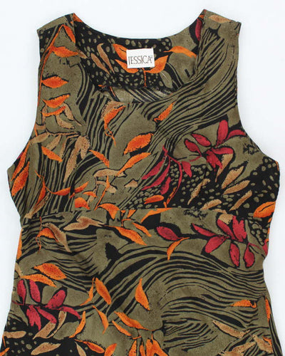 Vintage 90s Jessica Floral Maxi Dress - L
