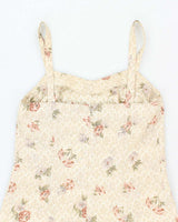 Vintage 90s Margareta Floral Maxi Dress - S