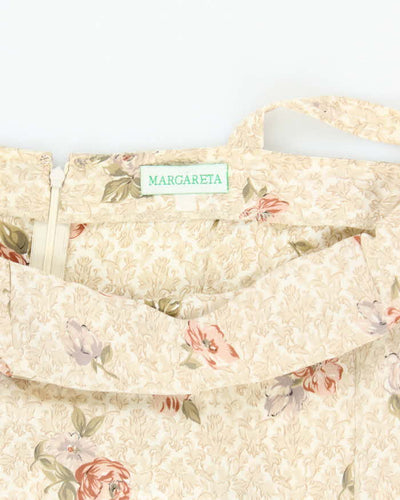 Vintage 90s Margareta Floral Maxi Dress - S