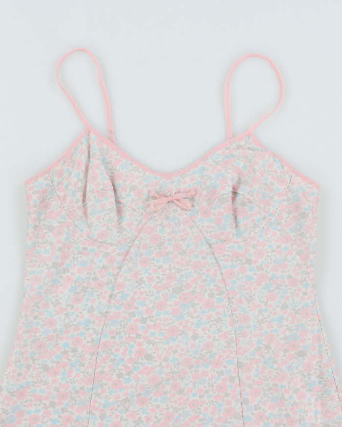 Vintage 70s Dorothy Perkins Floral Slip Dress - S