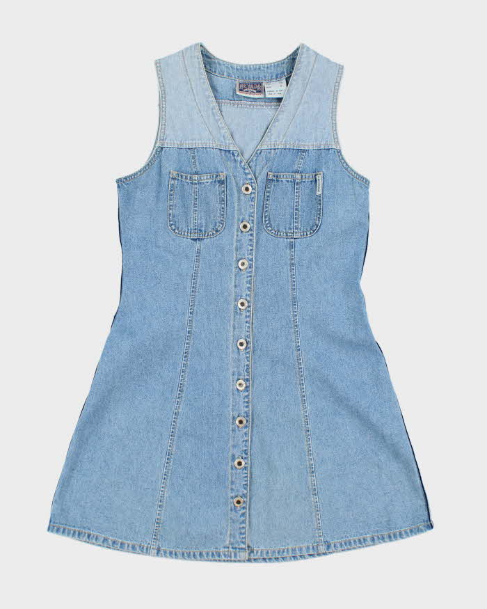 Vintage 90s Nevada Button-Up Dress - M