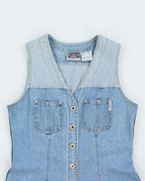Vintage 90s Nevada Button-Up Dress - M