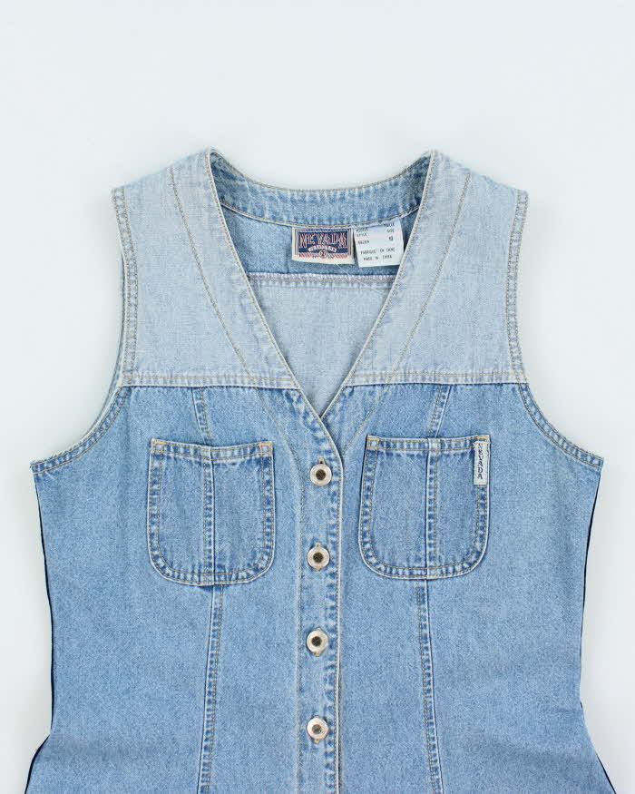 Vintage 90s Nevada Button-Up Dress - M