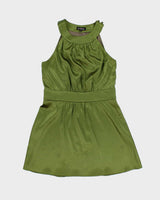 Vintage Y2k 00s Le Chateau Satin Dress - S