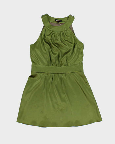Vintage Y2k 00s Le Chateau Satin Dress - S