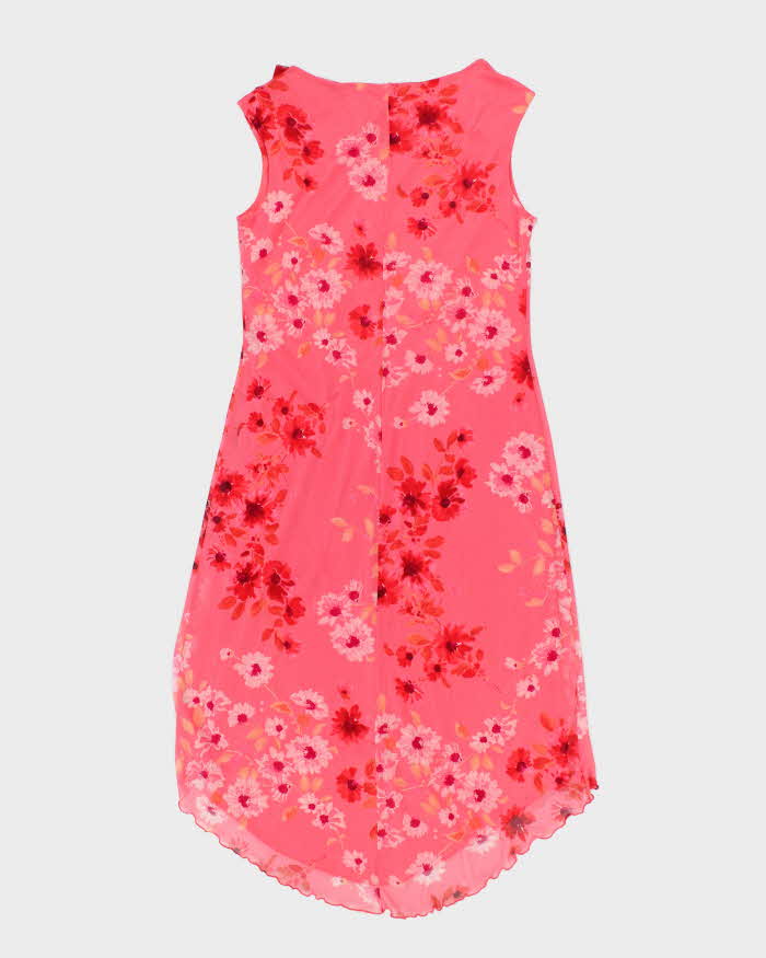 Vintage 90s Reitmans Floral Cowl Neck Dress - M