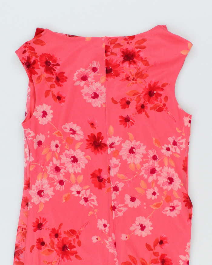Vintage 90s Reitmans Floral Cowl Neck Dress - M