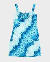 Vintage Y2k 00s Mariposa Floral Mini Dress - S