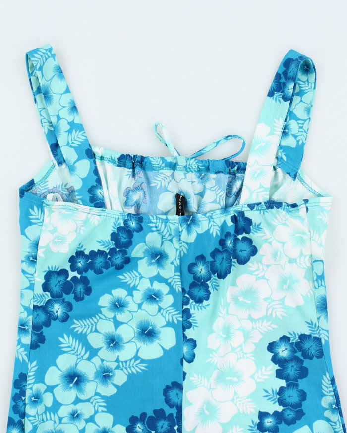 Vintage Y2k 00s Mariposa Floral Mini Dress - S