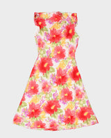 Vintage 90s Lori Ann Cowl Neck Dress - S
