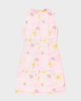 Vintage 90s .B.W.D.F. Pink Floral Dress - S