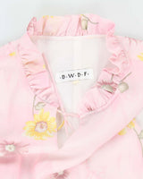 Vintage 90s .B.W.D.F. Pink Floral Dress - S