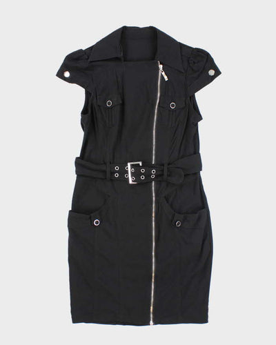 Vintage Y2k 00s Cargo Zip-Up Dress - S