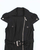 Vintage Y2k 00s Cargo Zip-Up Dress - S