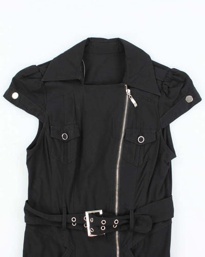 Vintage Y2k 00s Cargo Zip-Up Dress - S