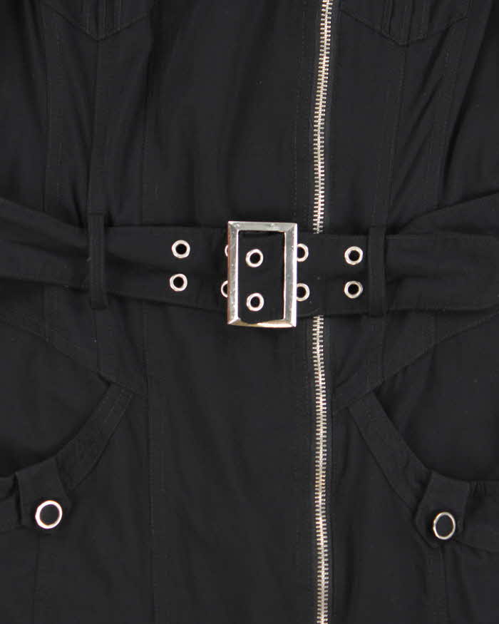 Vintage Y2k 00s Cargo Zip-Up Dress - S