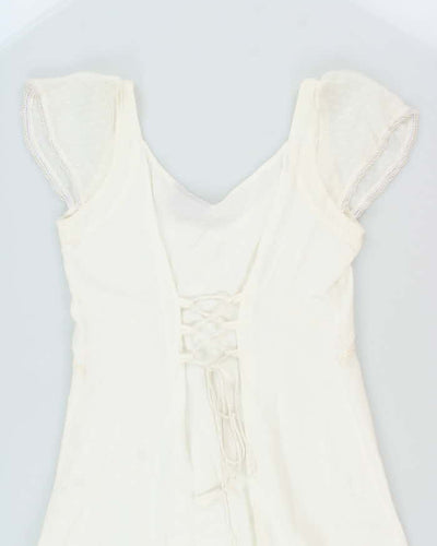Vintage Meadow Lane Flowy Dress - L