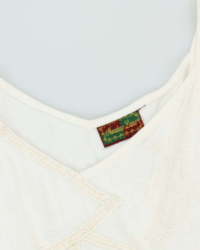 Vintage Meadow Lane Flowy Dress - L