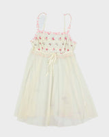 Vintage 90s Mesh Sip Mini Dress - XS