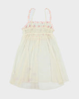 Vintage 90s Mesh Sip Mini Dress - XS