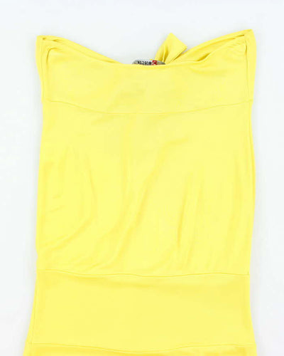 Vintage Y2k 00s Morgan De Toi Yellow Dress - M