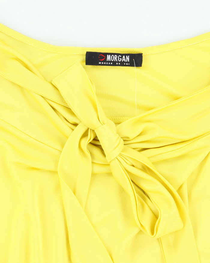 Vintage Y2k 00s Morgan De Toi Yellow Dress - M