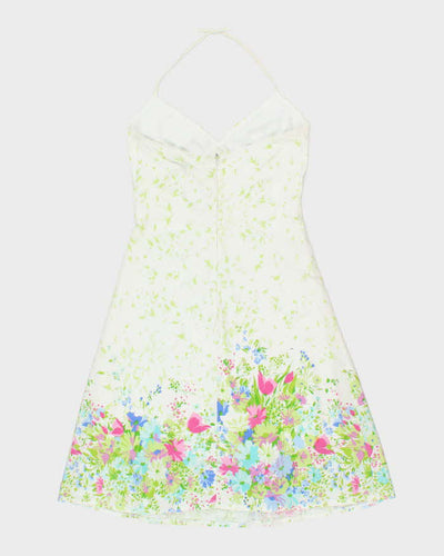 Vintage Y2k 00s Final Touch Halter Neck Dress - S