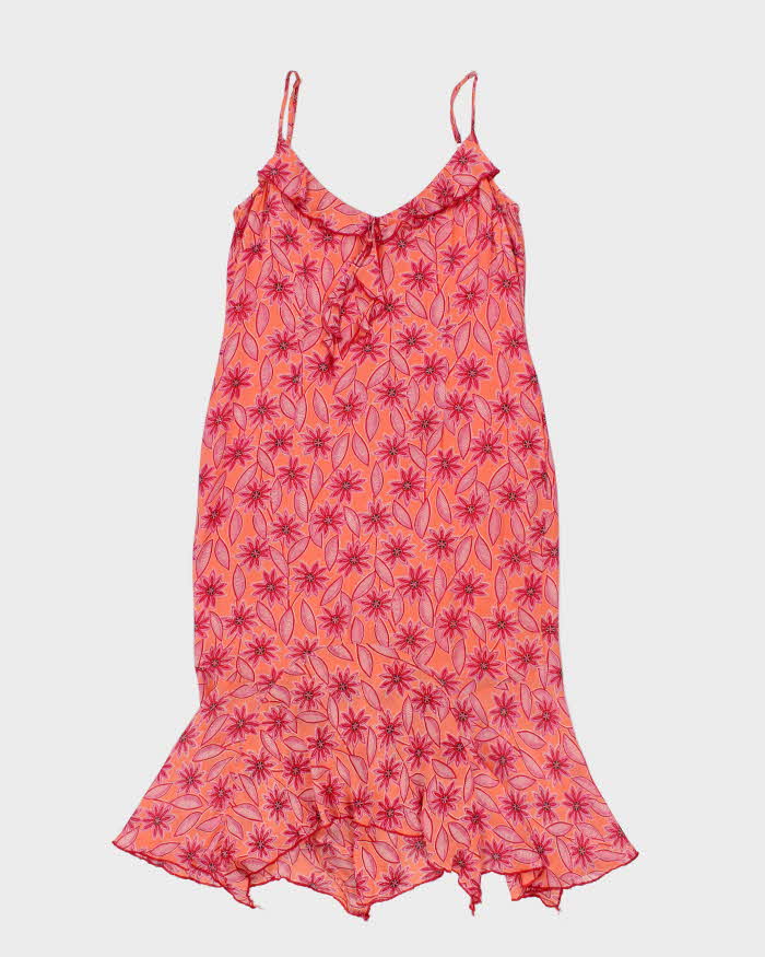 Vintage Y2k 00s Tristan & Iseut Floral Dress - L